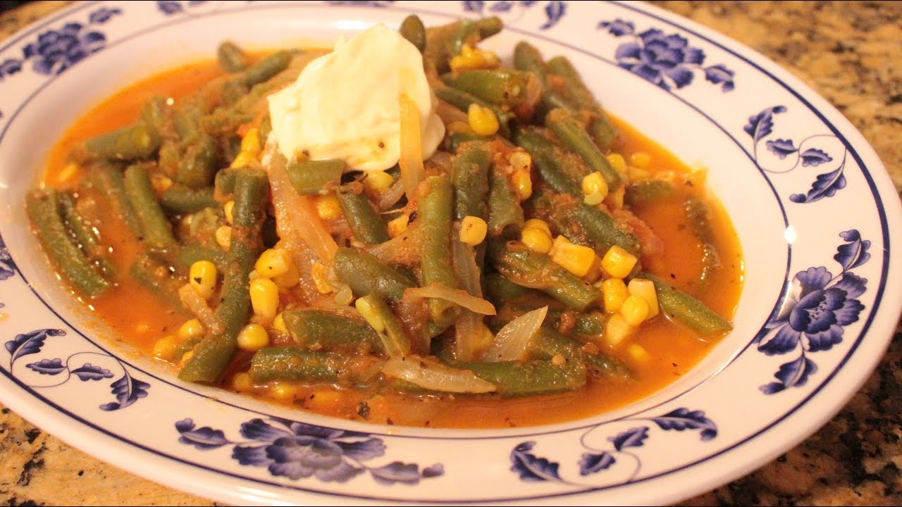 Ejotes a la Mexicana