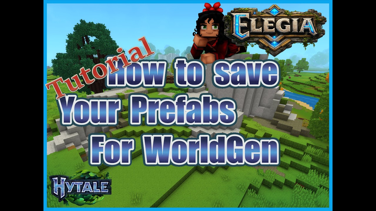 Hytale Tutorial  ► How to prepare your Prefabs for WorldGen (with and without water)