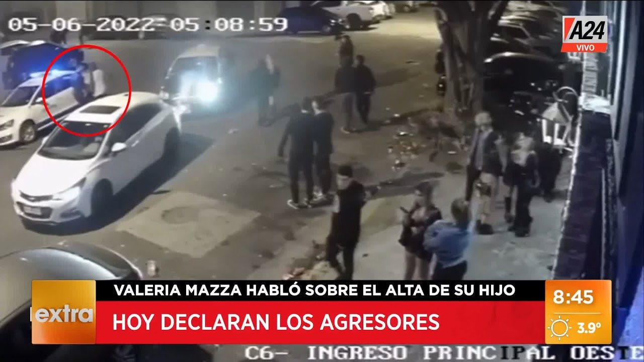 Ataque al hijo de Valeria Mazza: declaran los acusados de la agresión I A24