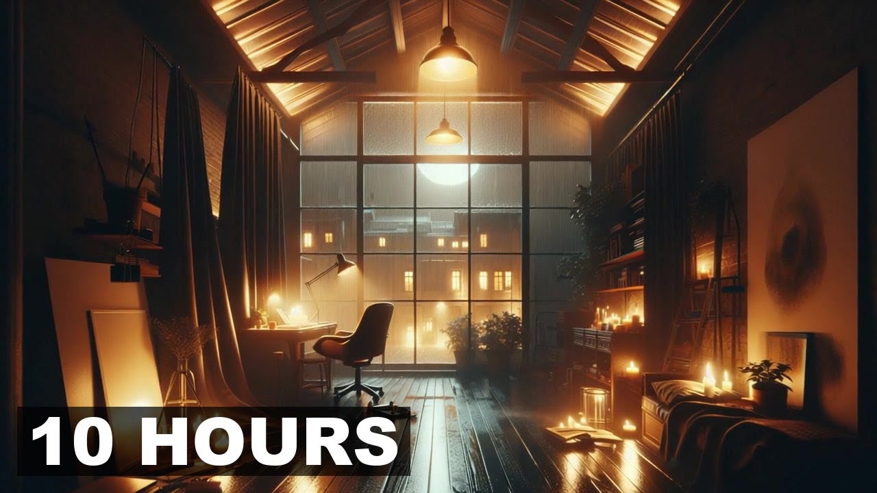 POV you're napping in an artist's loft filled with serene watercolors. | 10 hours Hours of Peace