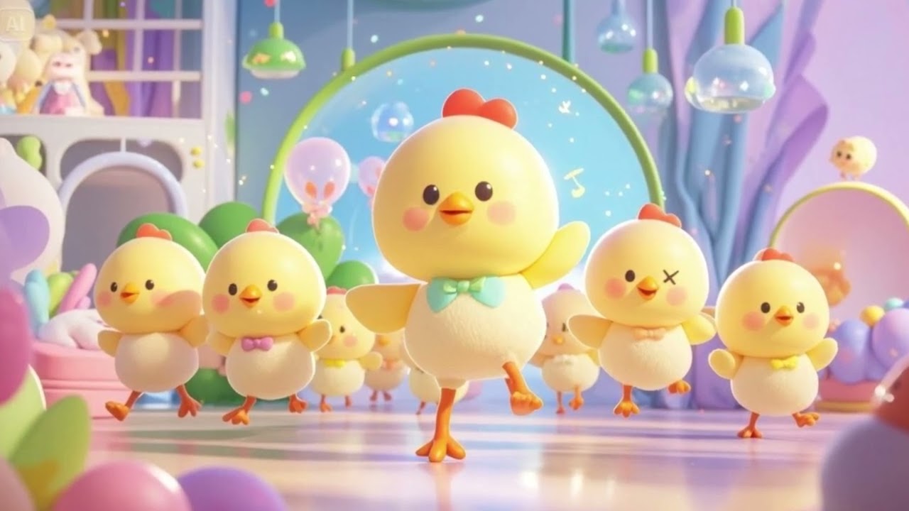 🐣💃 Baby Chick Hop Hop Party | Fun Dance and Nursery Rhymes for Kids! 🎶🎉