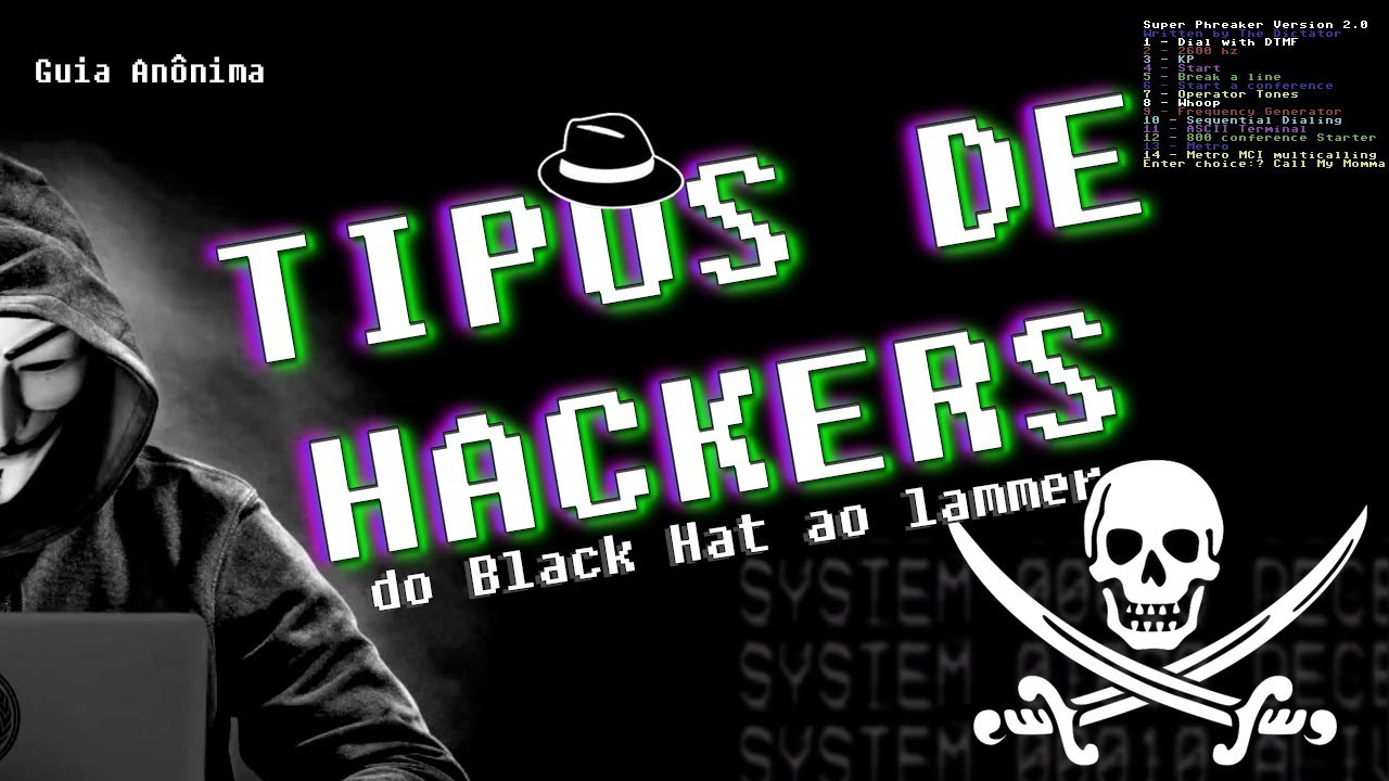 TIPOS DE HACKERS - do BlackHat ao Lammer 💀