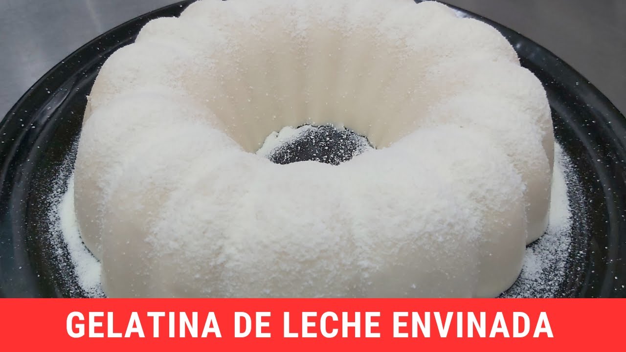 Gelatina de leche envinada.- RecetasdeLuzMa
