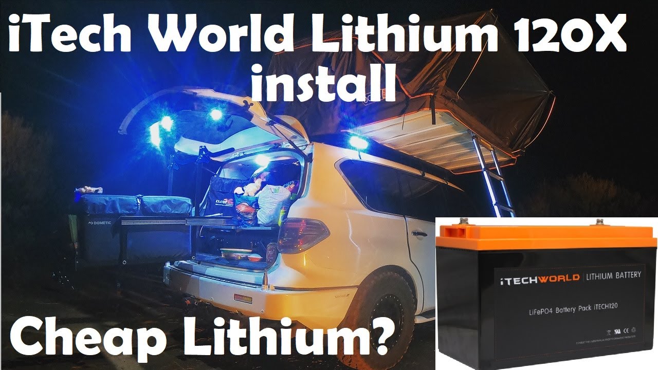iTech 120X Lithium upgrade in our Y62 Nissan Patrol