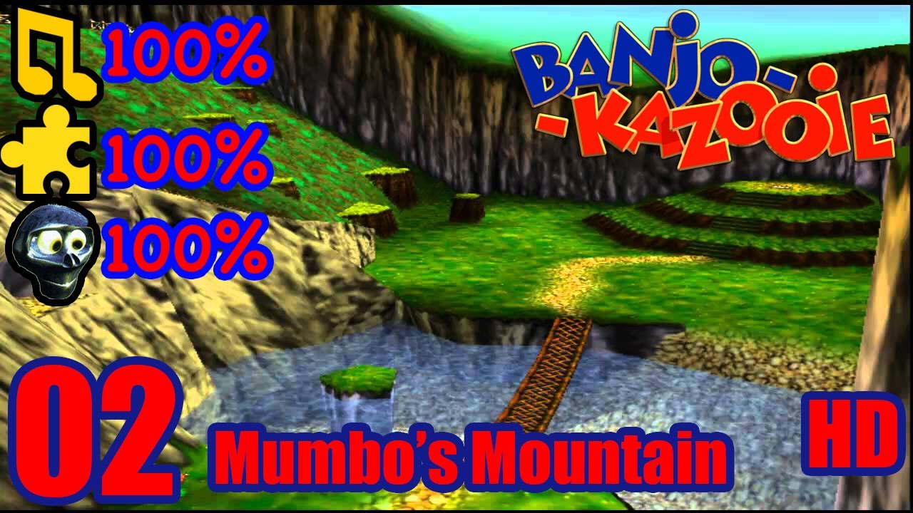Banjo Kazooie HD 100% Walkthrough Part 2 - Mumbo's Mountain