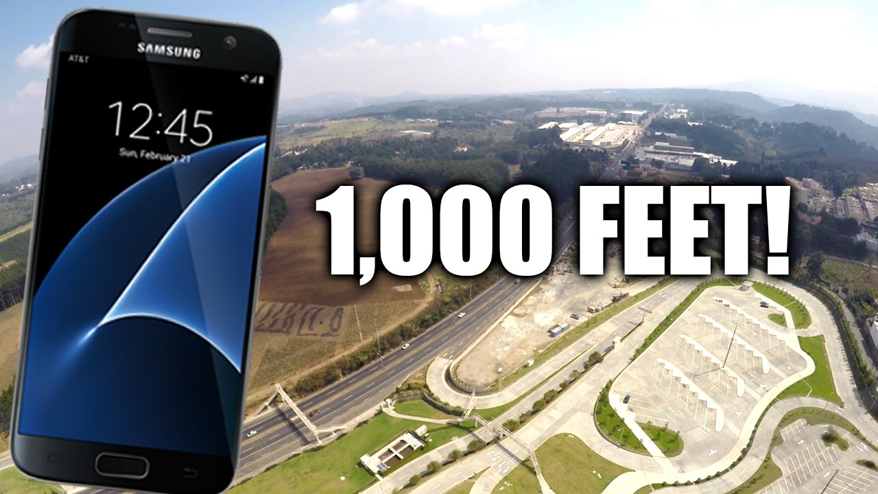 Samsung Galaxy S7 Drop Test FROM 1,000 FEET!