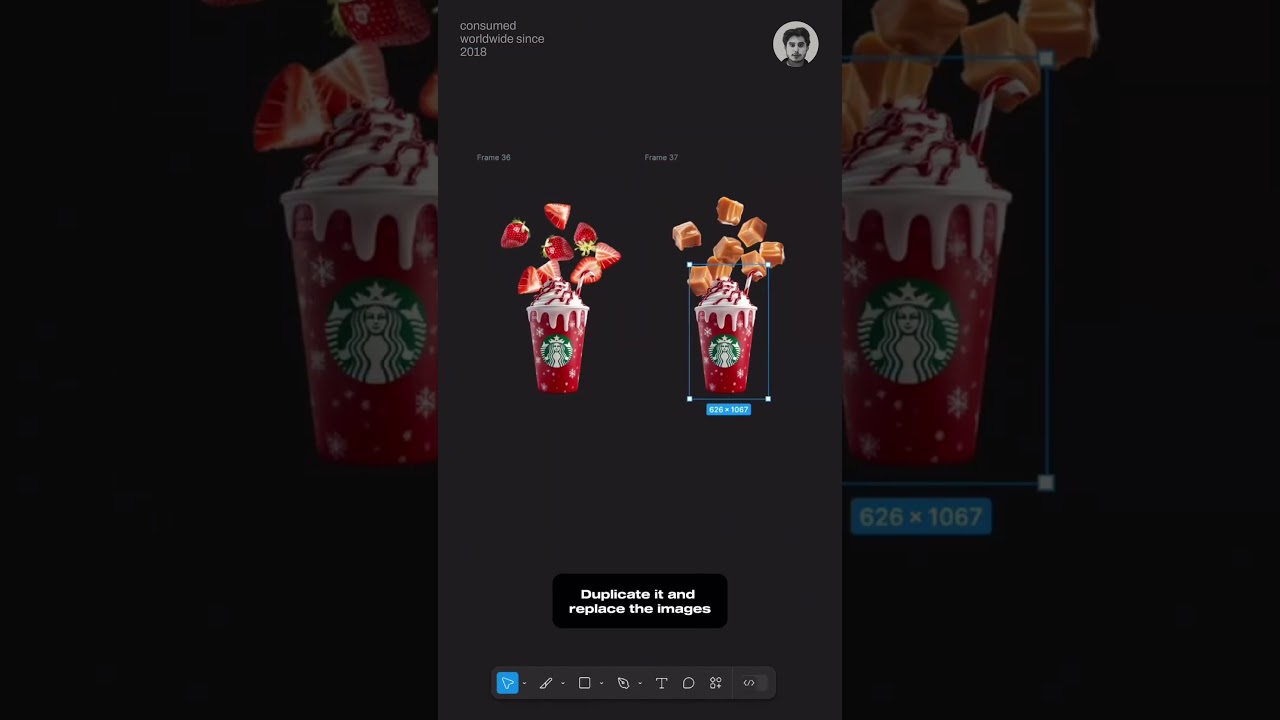 Christmas Starbucks Animation Design