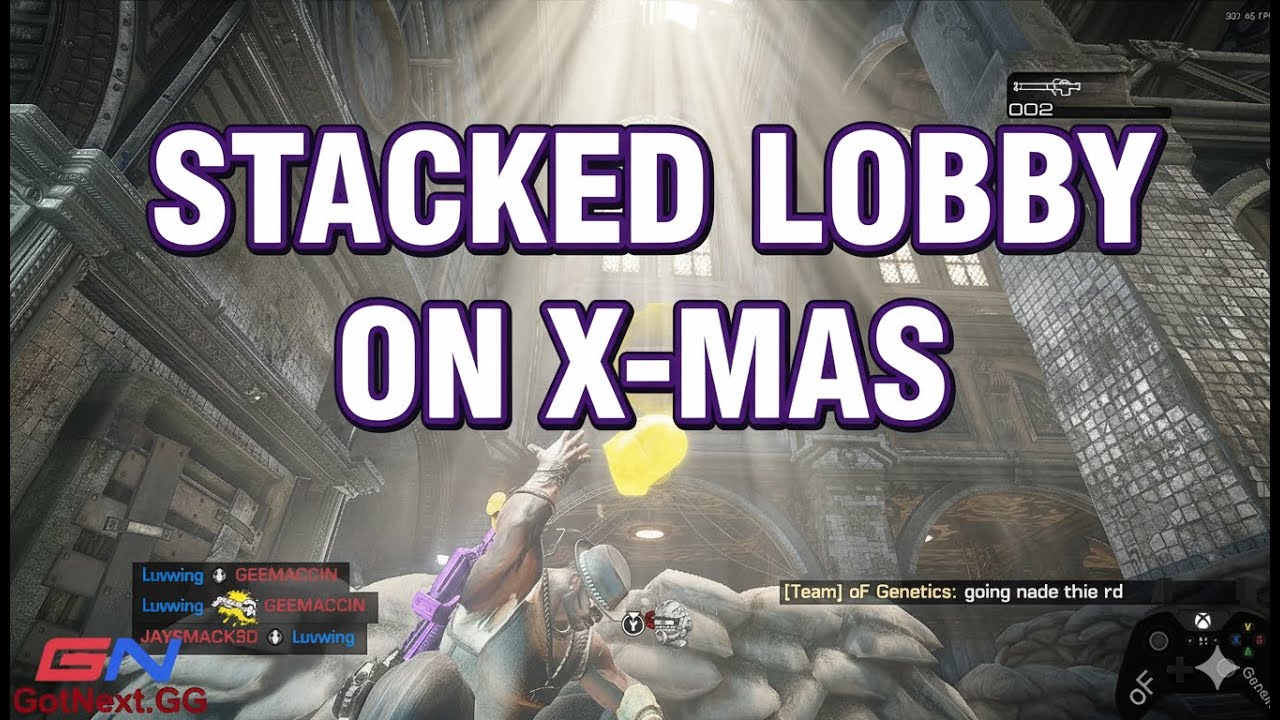 STACKED LOBBY ON X-MAS | Ranked Execution | Map Cycle | GEARS OF WAR: RELOADED