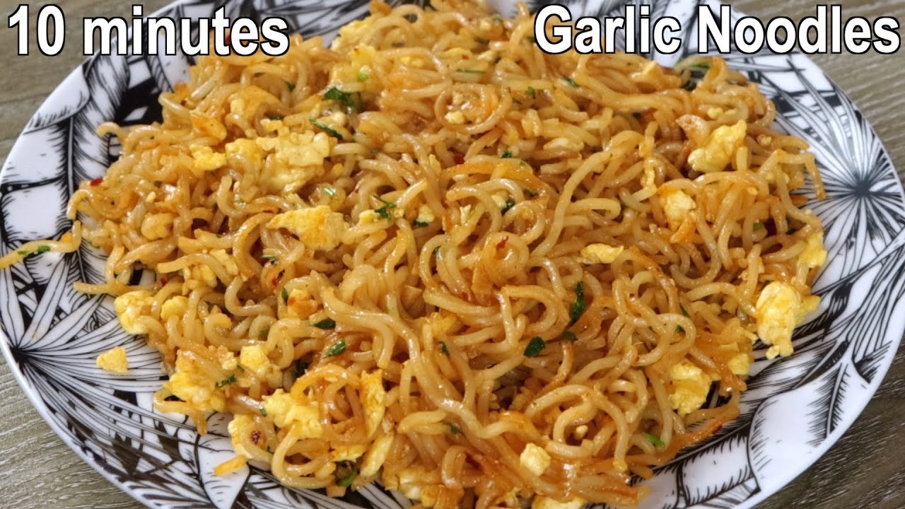 Garlic Noodles Recipe ready in 10 minutes!!