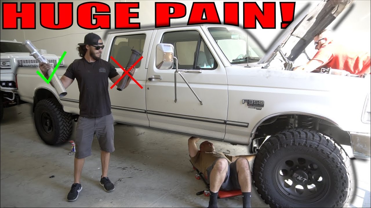 PAINFUL INSTALL TO HELP MY FORD BREATHE BETTER!