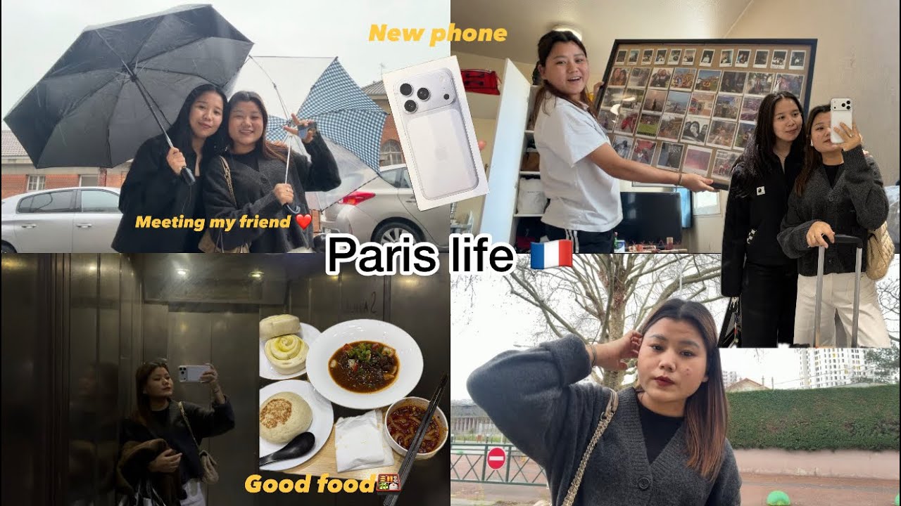 Making memories❤️  Day Out With My Friend In Paris 🇫🇷 Tibetan Vlogger In Paris #tibetanvlogger 