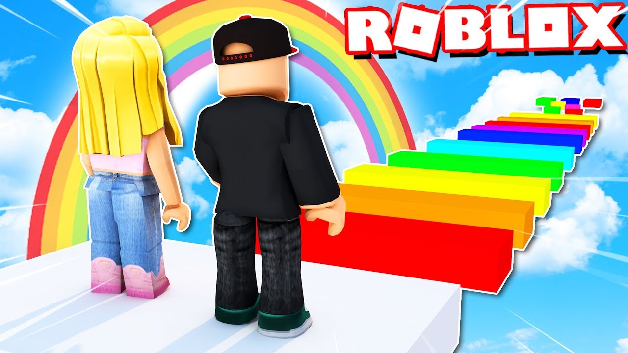 EPICKI WYŚCIG NA TĘCZOWYM OBBY W ROBLOX! 🌈 | VITO vs BELLA