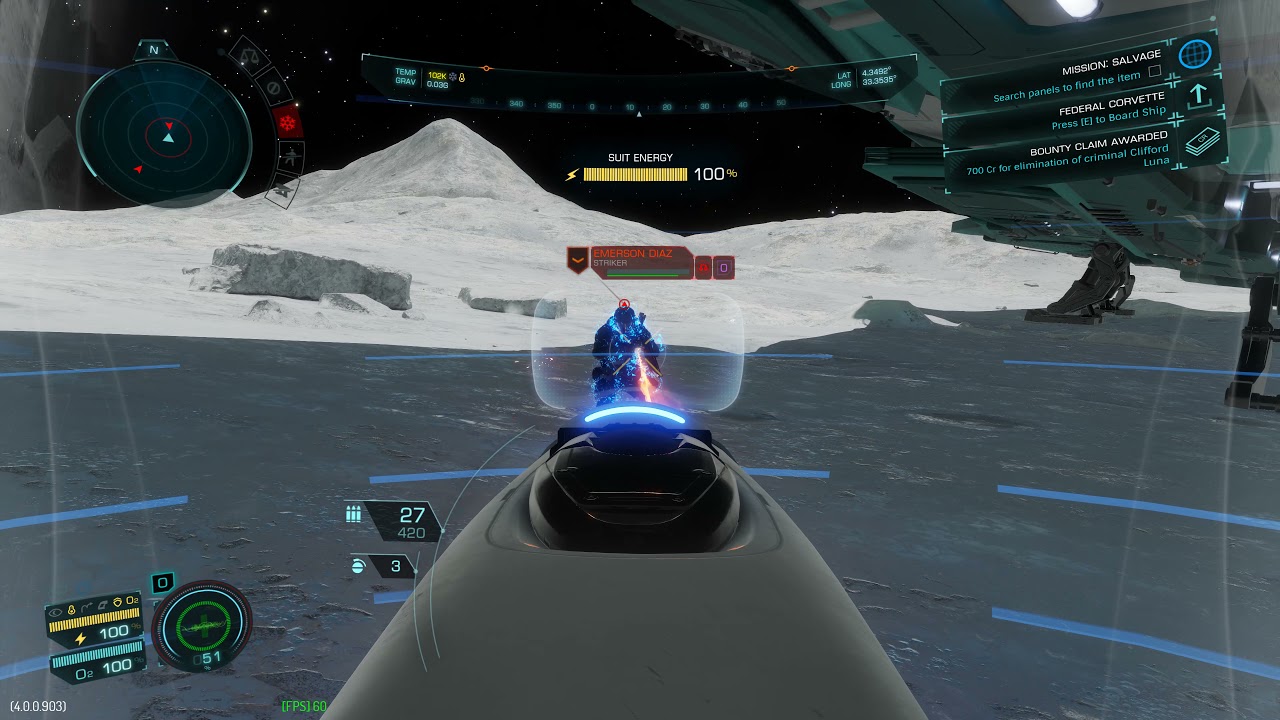 Elite Dangerous Odyssey: Clearing disembark location