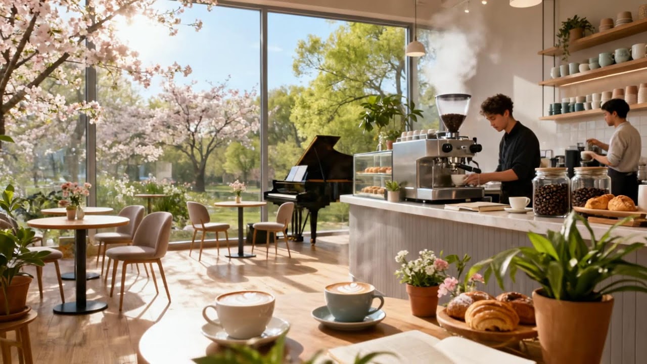 朝のコーヒーコーナーとジャズ 🌿🎹 居心地の良い雰囲気