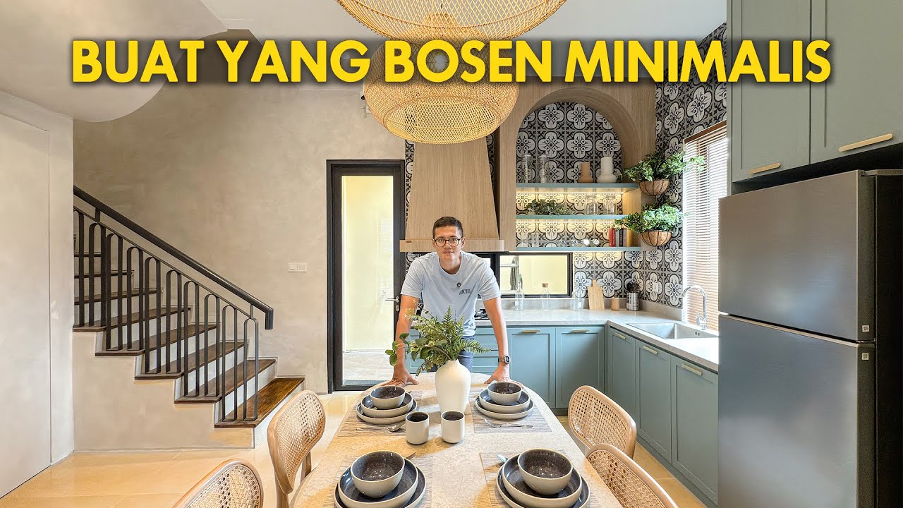 Rumah yang Eksterior dan Interior nya Full Mediterania