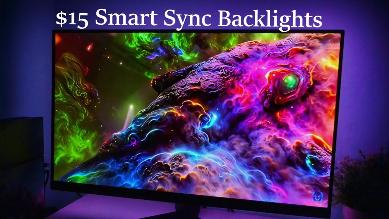 $15 Color Syncing Monitor Backlights - Review And Setup