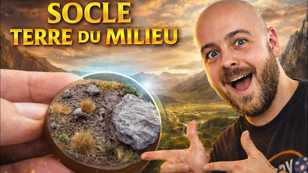 Tuto Socle Episode 6# Socle terre du milieu Seigneur des Anneaux