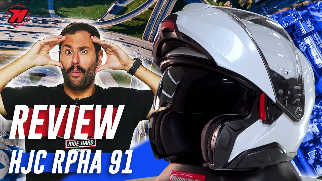 Review casco HJC RPHA 91, ¿el mejor casco de moto MODULAR? 🔝
