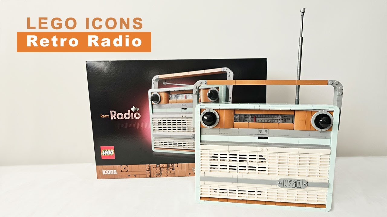 LEGO Icons Retro Radio 10334 – Unboxing & Speed Build | Brickpie