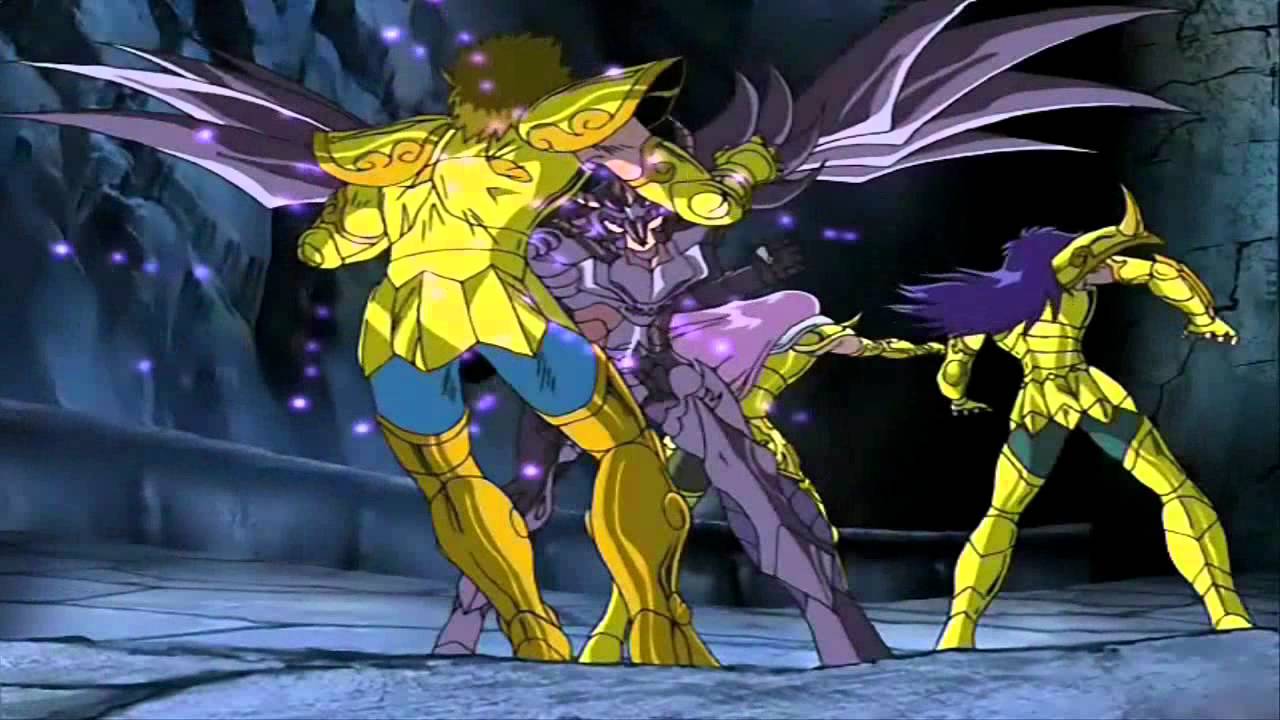 Saint Seiya AMV - Radamanthys vs Aioria Milo and Mu