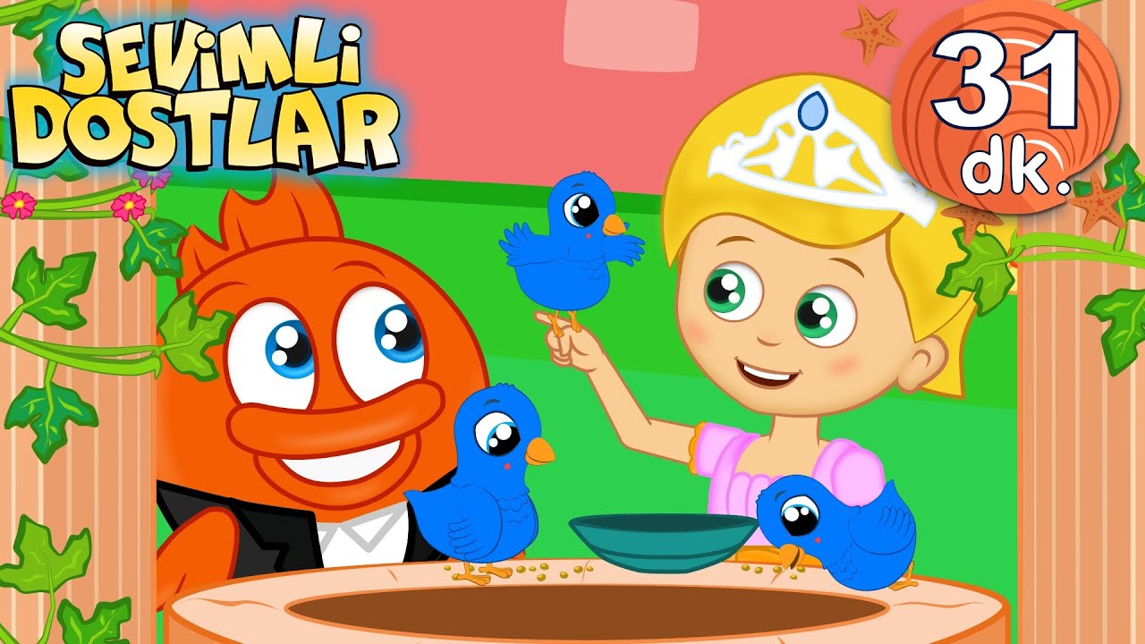 Prenses şarkısı ve devamında 30 dk Sevimli Dostlar Bebek Şarkıları | Adisebaba TV kids songs