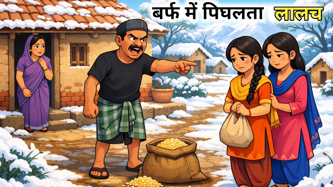 बर्फ में पिघलता लालच | Emotional Kahaniya | Hindi Moral Story 