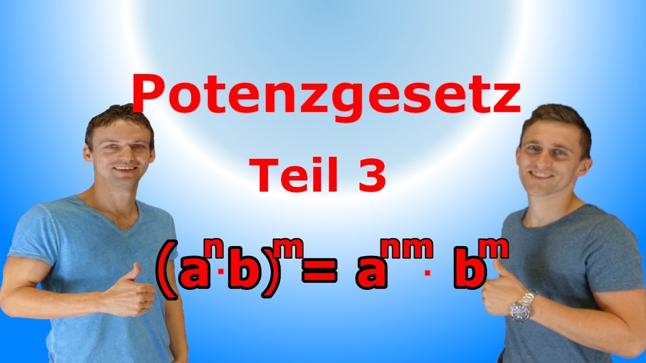 Potenzgesetz - Teil 3, mit Aufgaben+Lösung | LehrerBros
