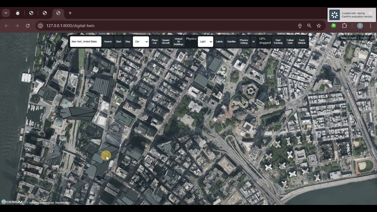 From Satellite Data to a Real-World 3D Digital Twin