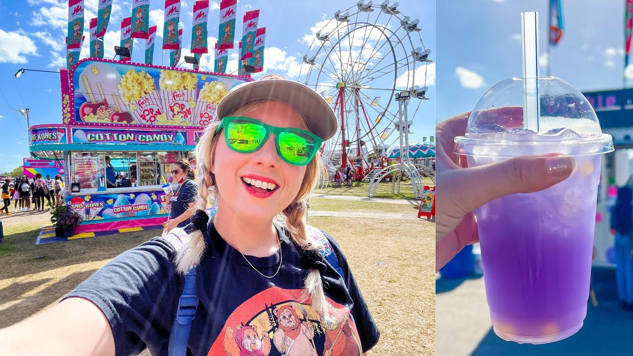 Central Florida Fair! Fun Rides, Fair Food, Shows, Haunted House & Carnival Midway Tour!
