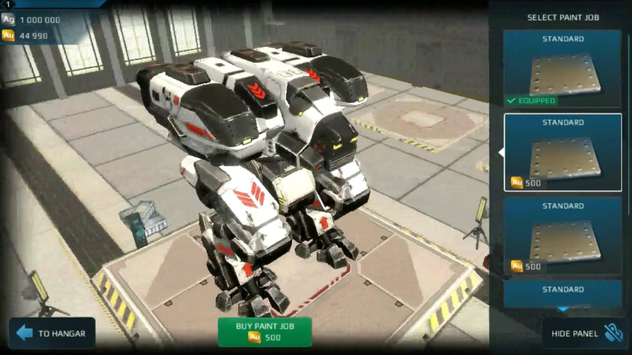 War Robots - NEW Paint Jobs for Golem, Fury, Carnage and Fujin! - ANDROID Test Server [2.5.0]