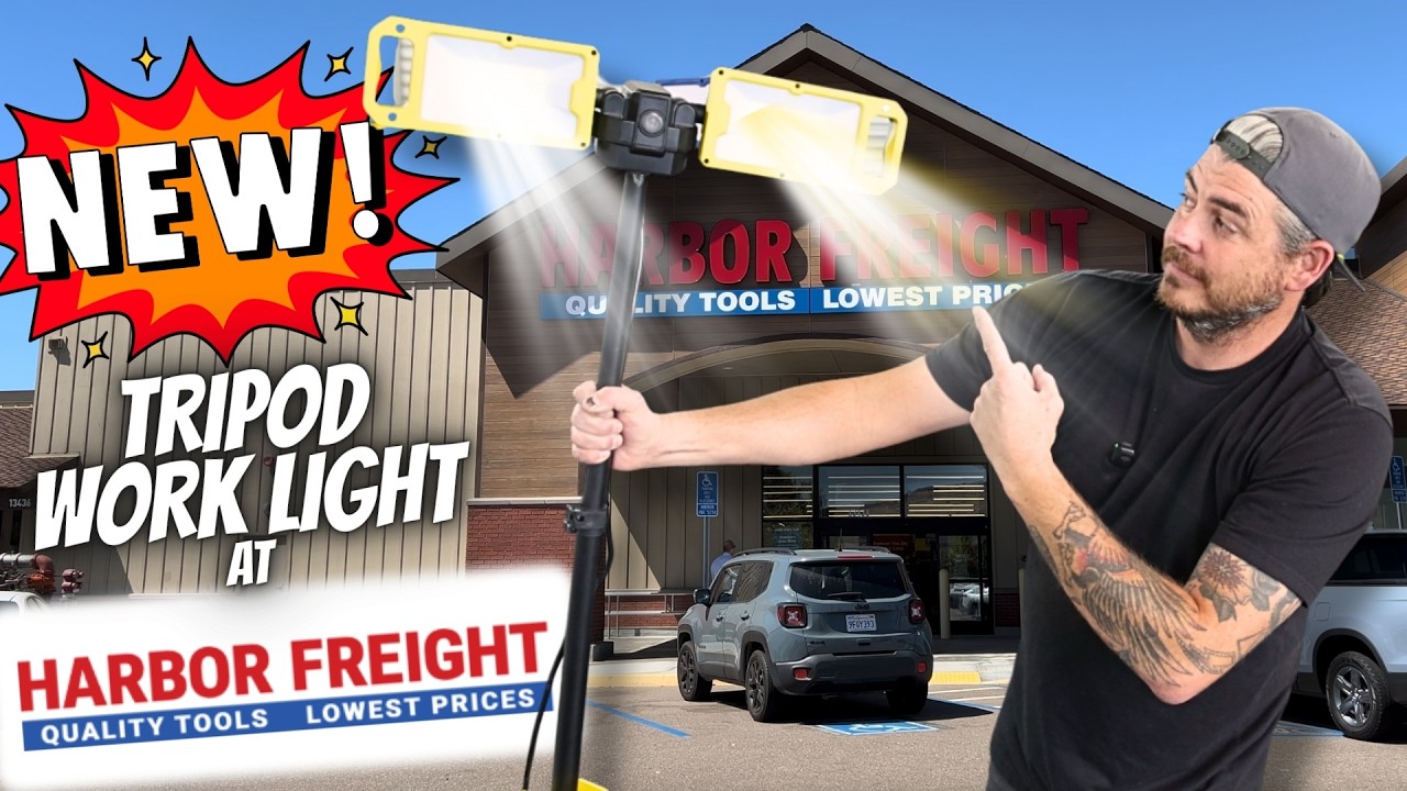 NEW AT HARBOR FREIGHT Best Value Work Light for Car Detailing and Shop