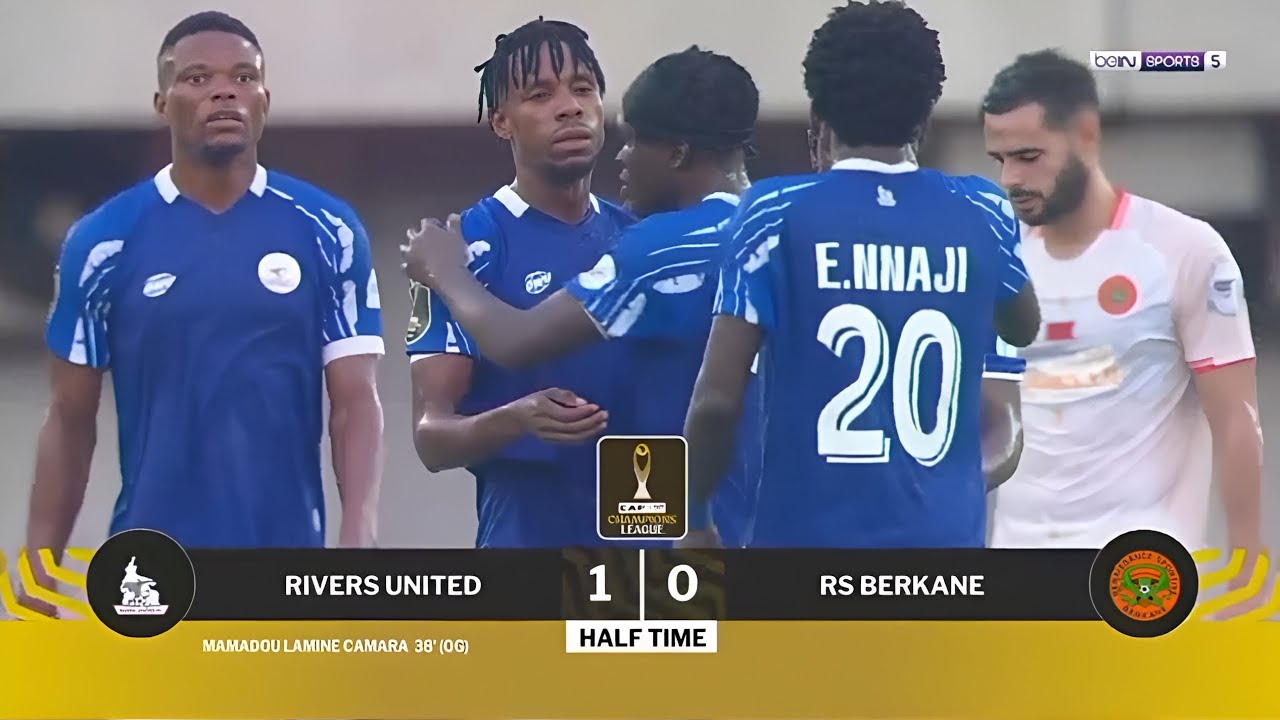 Rivers United против RS Berkane [1-2] Шокирующий крах 💔 Главные моменты CAF 2025