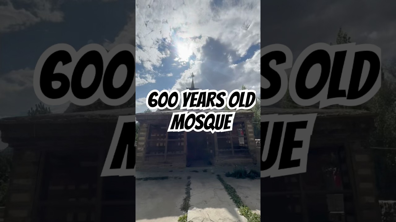 The 600 years old Mosque. Masjid Amburiq Shigar Valley 