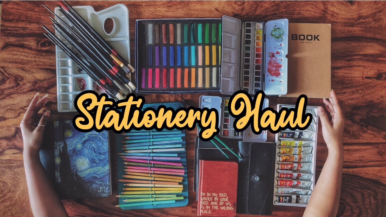 Stationery Haul Amazon India | Art supplies 2020 | My stationery collection