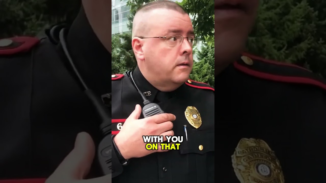 Разгневанный полицейский разоблачен... #аудитпервойпоправки #позорнаяпрогулка #аудитыпервойпоправ...