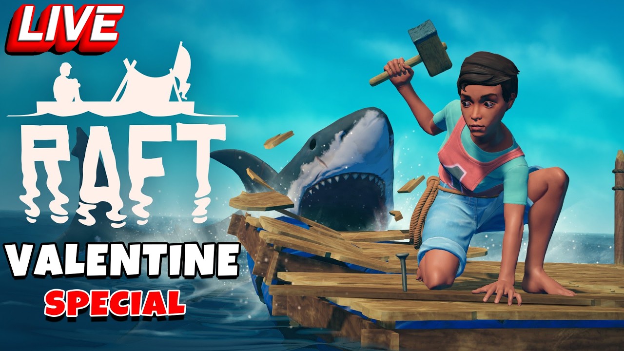 VALENTINE'S DAY SPECIAL | RAFT ALONE PLAY GAMEPLAY
