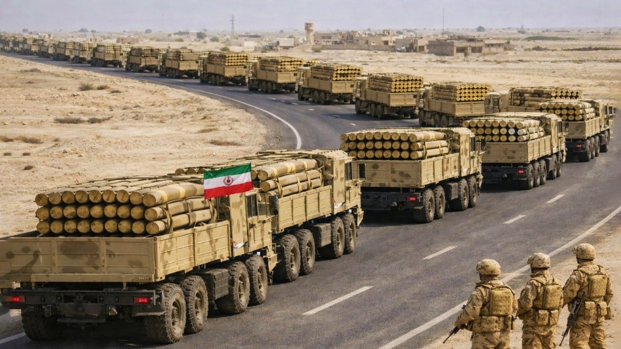 US Forces Successfully HIT Iranian Military Convoy — Then Melt It Down by Missiles