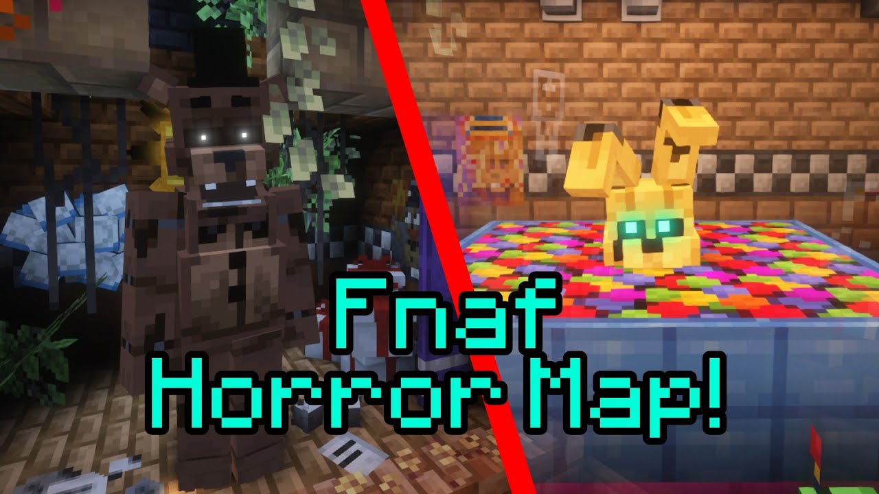 I made a HORROR PIZZERIA FNAF in MINECRAFT!