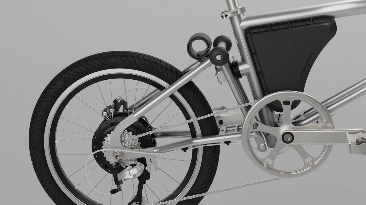 Ahooga Folding Bike - Folding yet highly efficient.