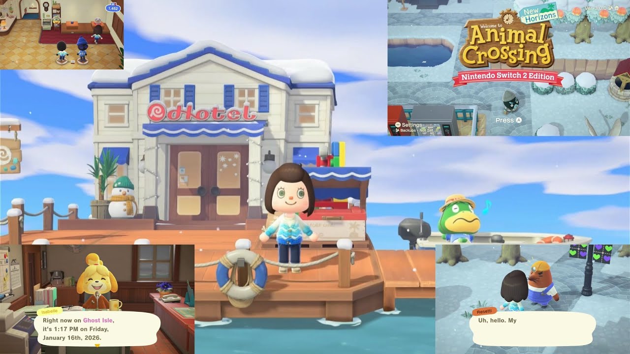 ACNH Day 3 Of Hotel Work On CU3 1-16-26