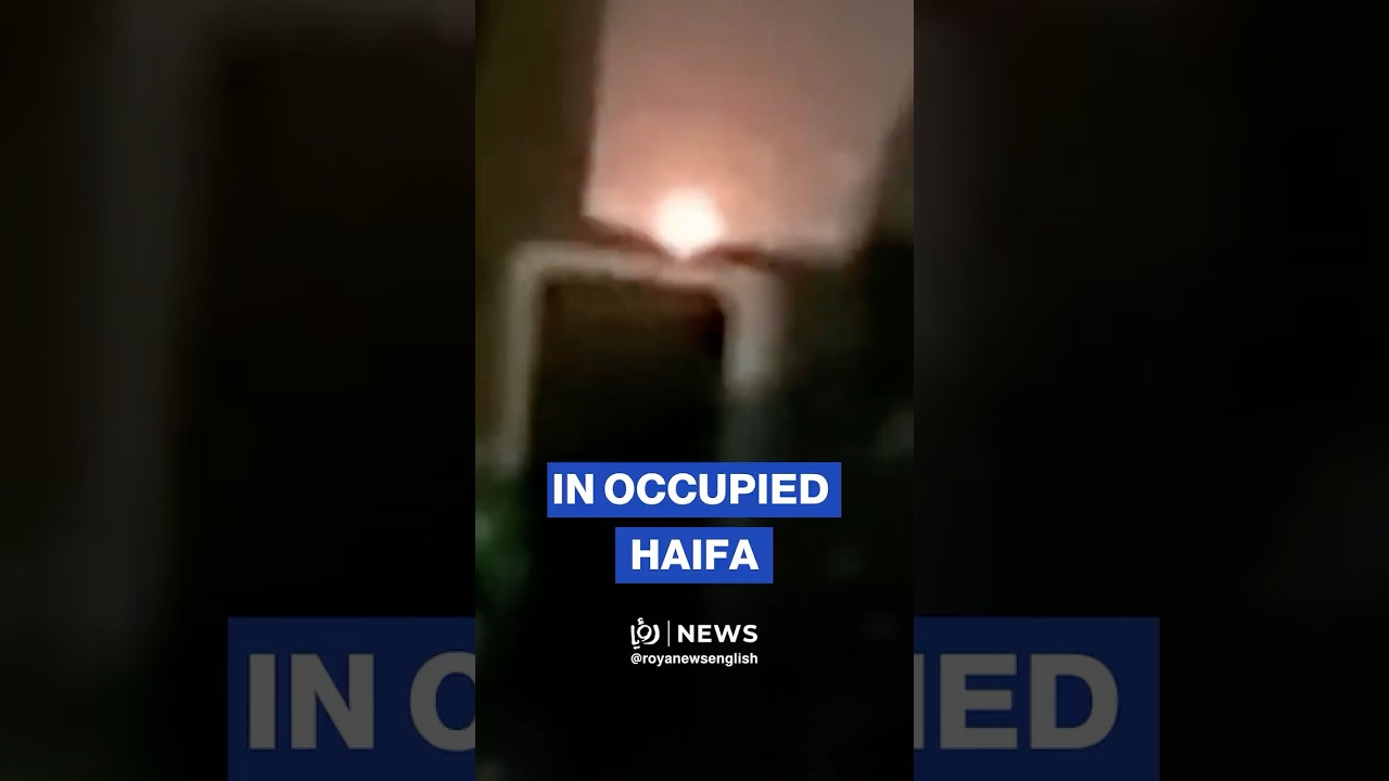 Iranian missile strikes target in occupied Haifa