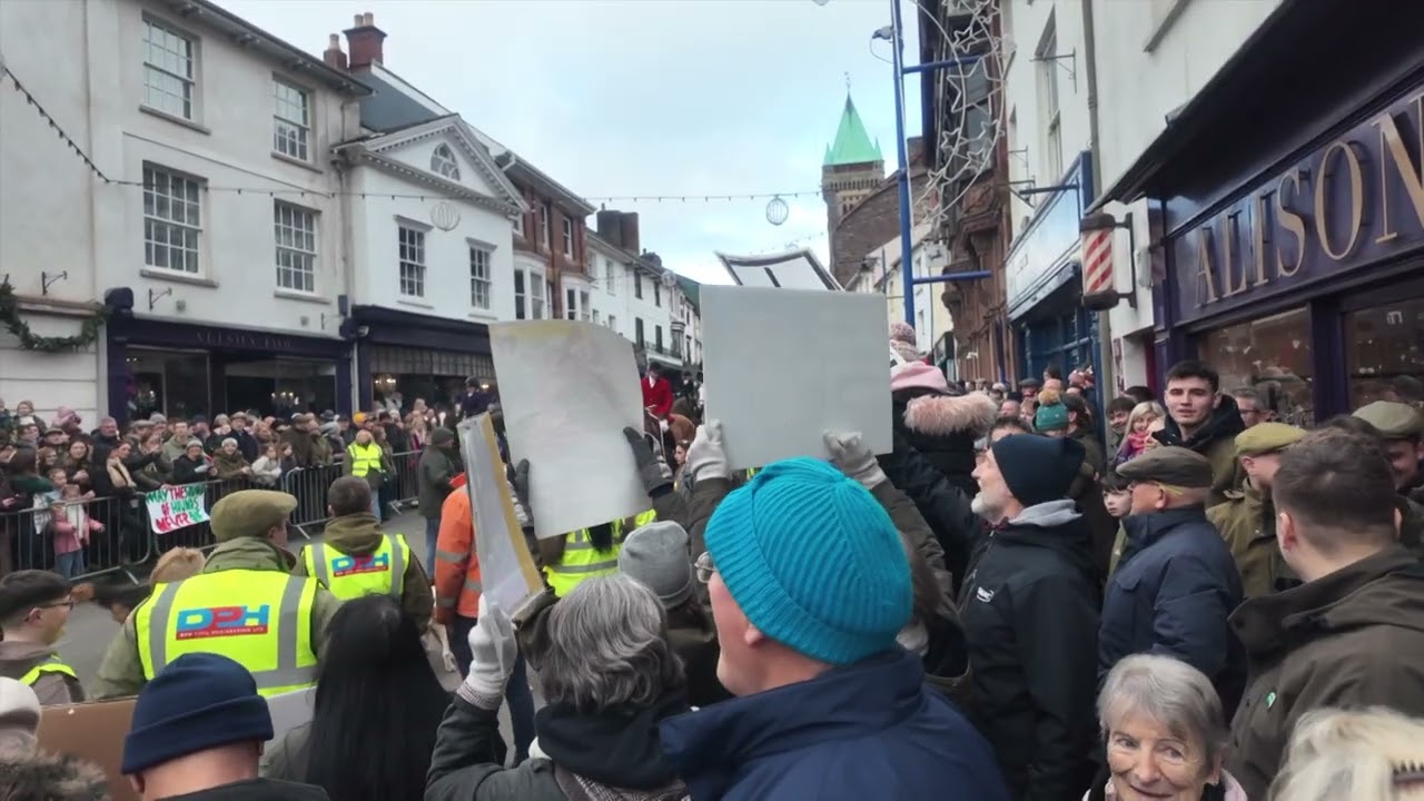 Охота в Абергавенни в День подарков 2025 года