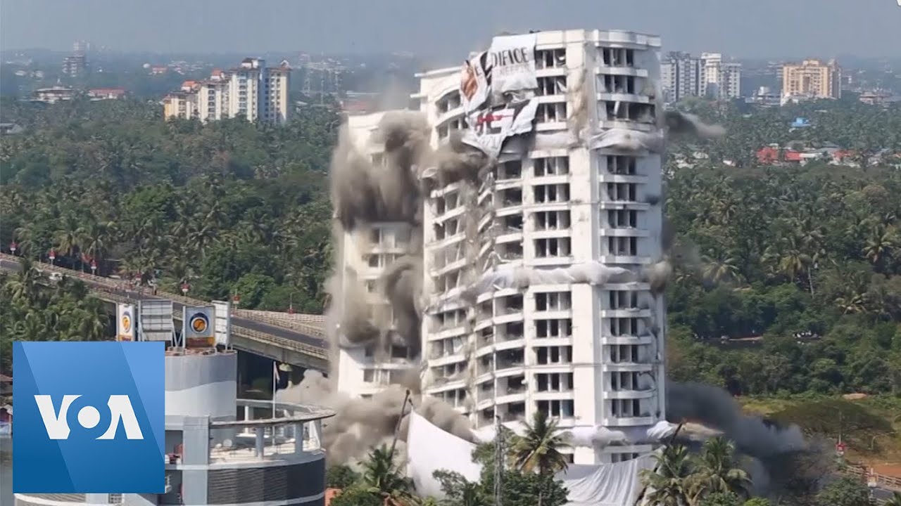 Illegal Buildings Demolished in India