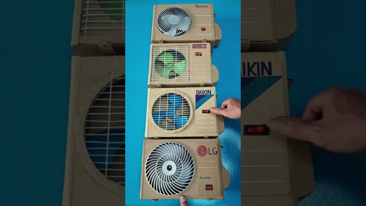 4 amazing outdoor air conditioner units #airconditioner #ac #diy