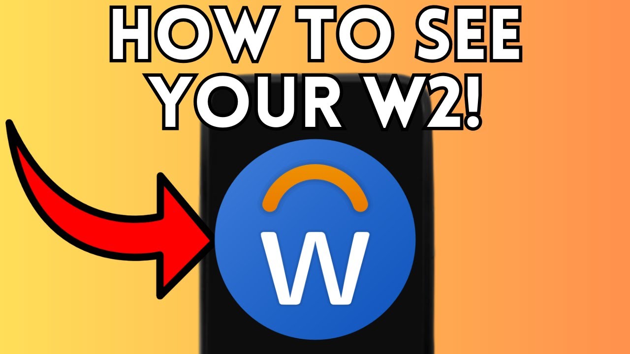 NEW! HOW TO SEE YOUR W2 ON WORKDAY APP (FULL GUIDE) 2025!