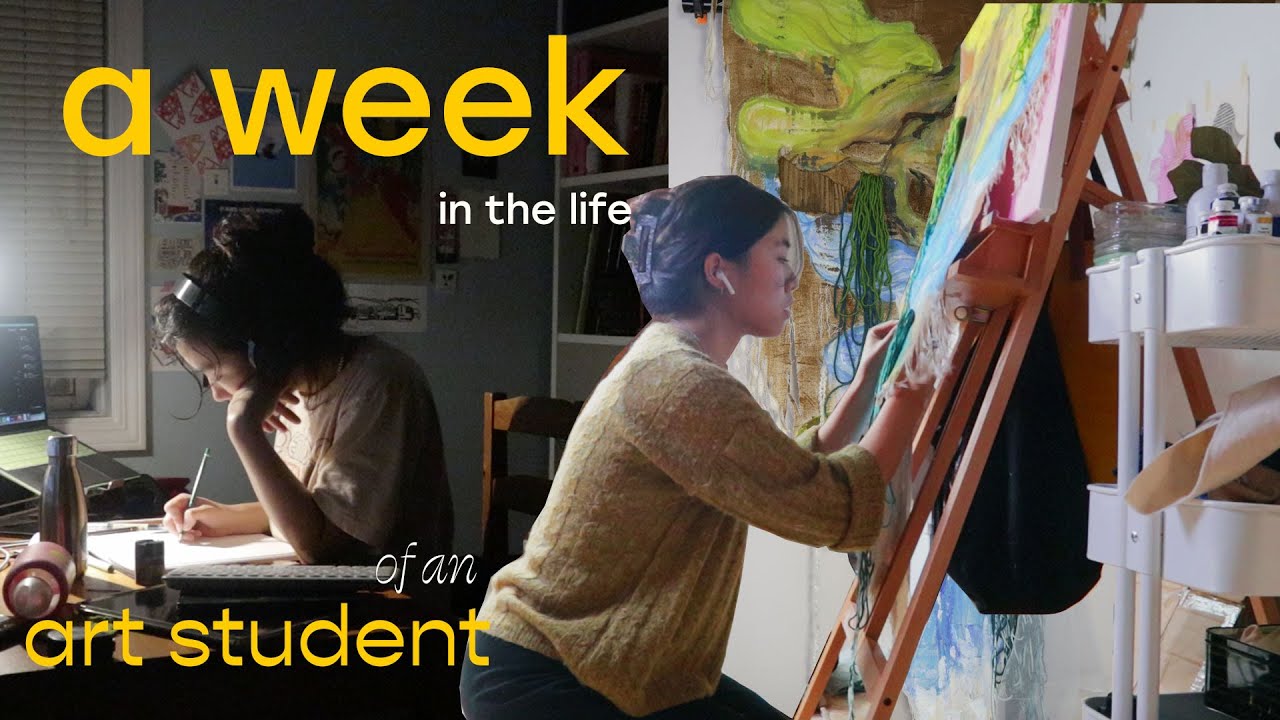 art school diaries 🎨 a week in the life of an art student