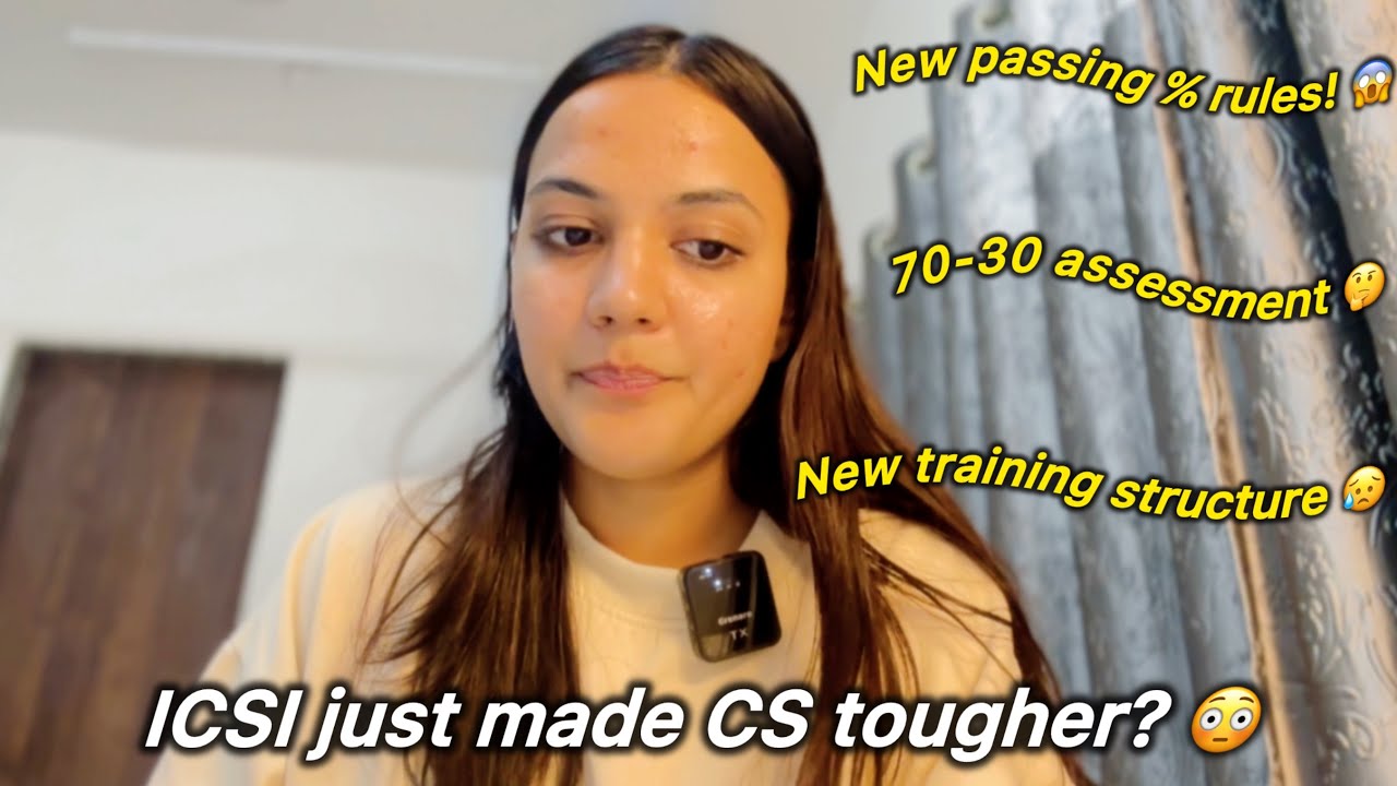 BIG Change in CS Exams😱|Passing Marks Increased, mandatory class, 70-30 assessments, training, etc. 
