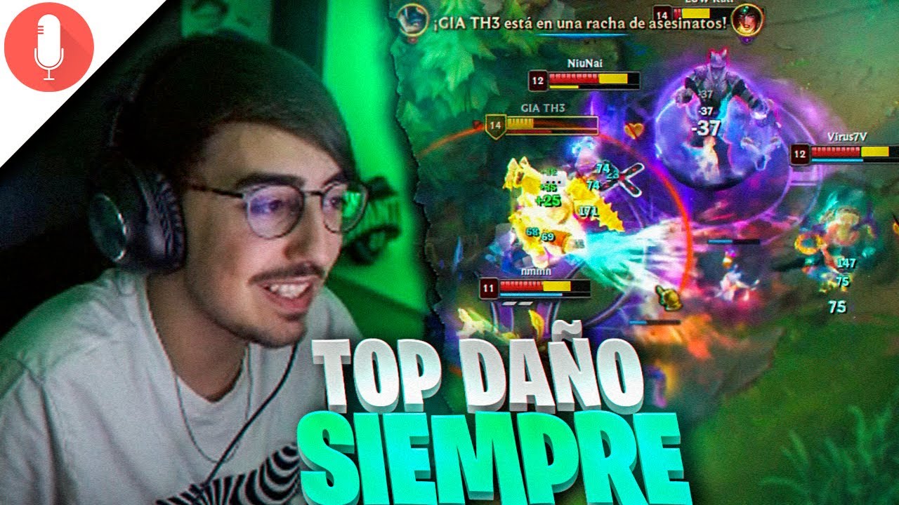 VOICE CHAT IS VERY BROKEN! TOP DAMAGE EVERYTIME with THIS CHAMPION (VoiceChat SoloQ)