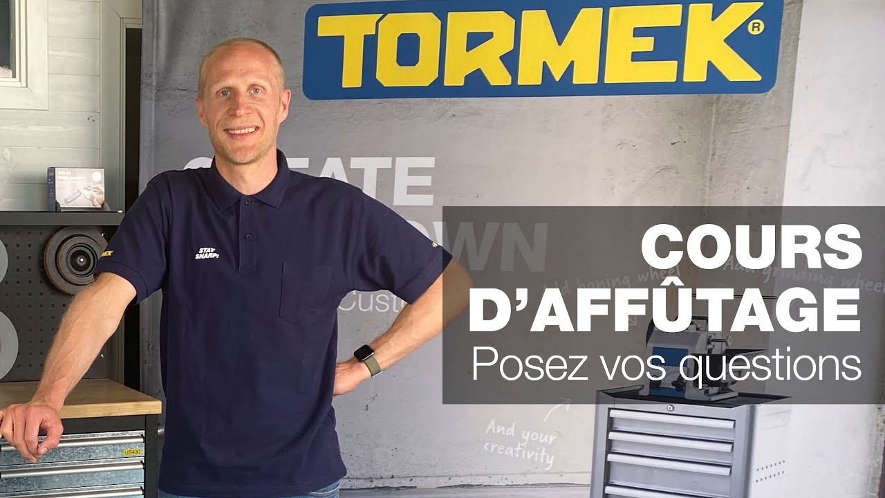 Posez vos questions à l'expert | Cours d'affûtage Tormek en direct