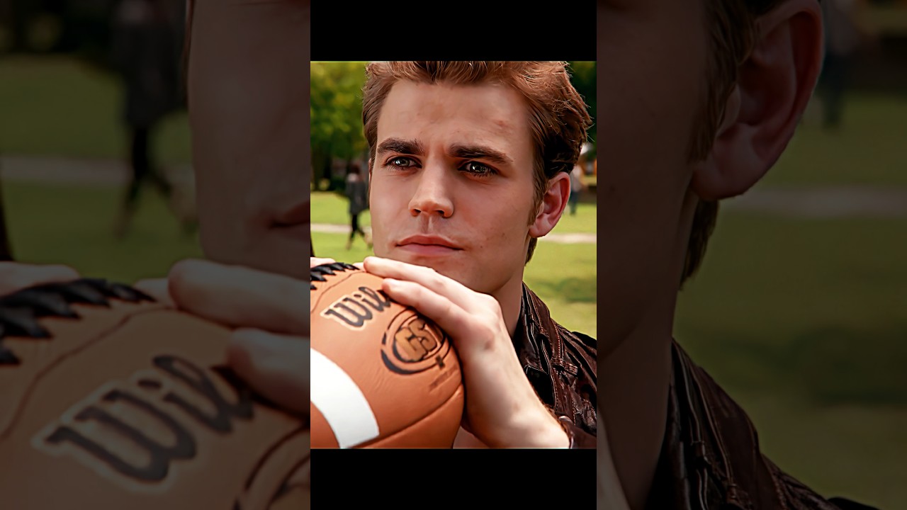 Stefan Catches the Football Tyler Throws at Him #thevampirediaries #tvd